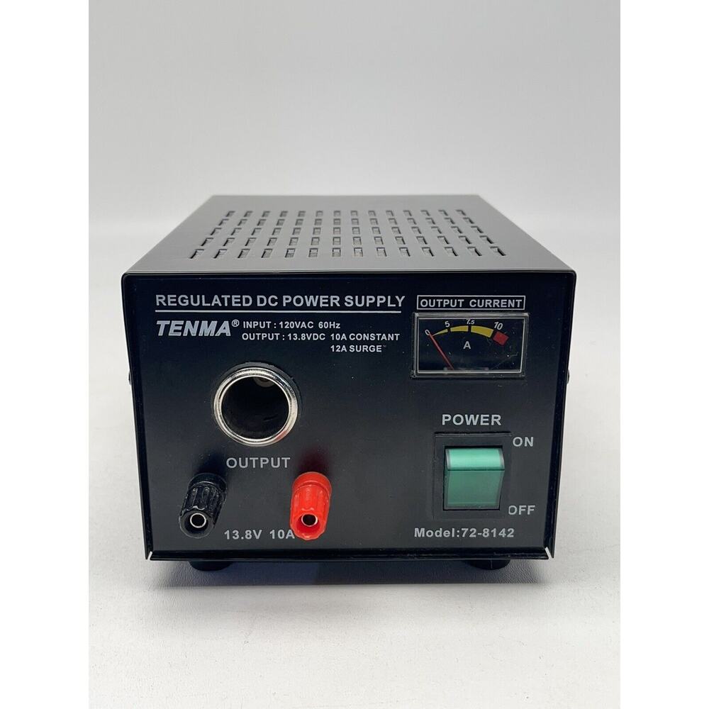 Tenma 72-8142 Regulated DC Power Supply 13.8V 10A Works
